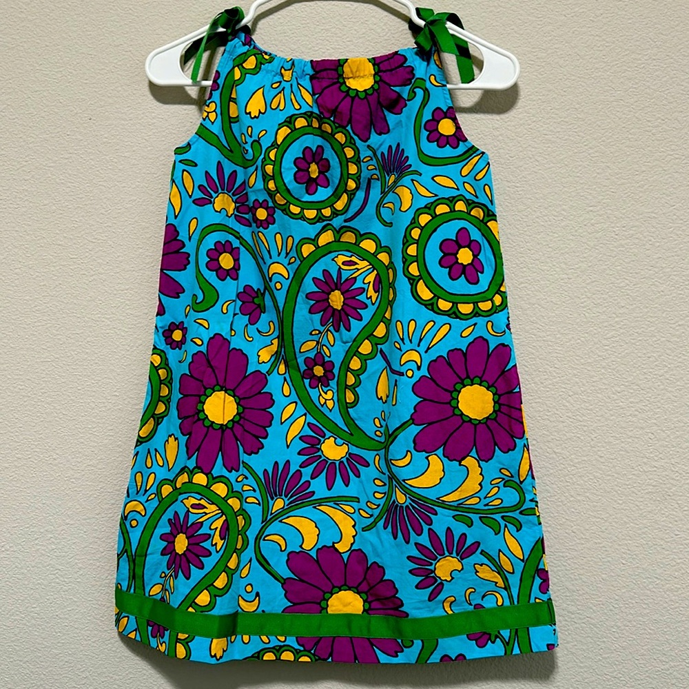 Floral sleeveless Summertime dress for girls